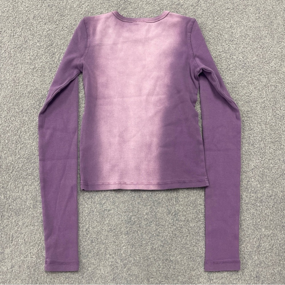 Urban Outfitters Purple Long Sleeve Tee with Orange Star - Picture 7 of 7